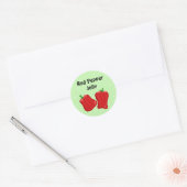 Red Pepper Jelly Ronde Sticker (Envelop)