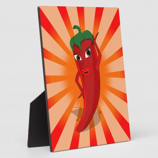 Red Pepper Superstar Fotoplaat (Zijkant)