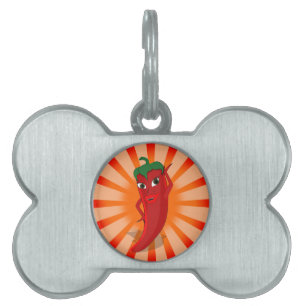 Red Pepper Superstar Huisdieren Naamplaatje