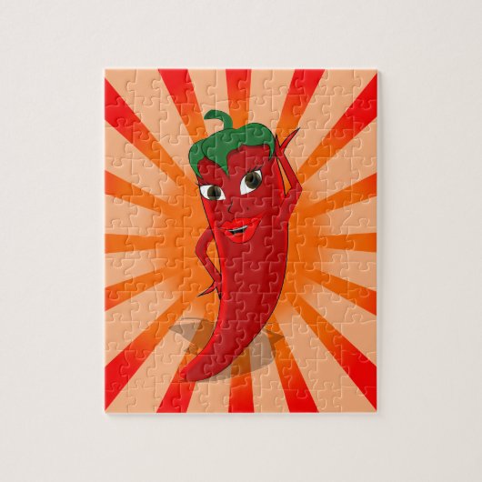 Red Pepper Superstar Legpuzzel (Verticaal)