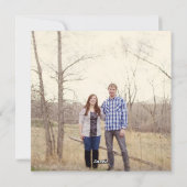 Red Père Noël Mustache Christmas Photo Flat Cartes (Dos)