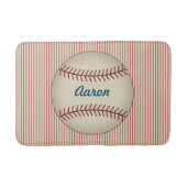 Red Personalized  Baseball Mat (Voorkant)