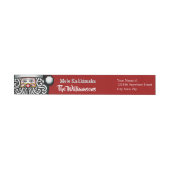 Red Personalized Mele Kalikimaka Santa Address (Individueel)