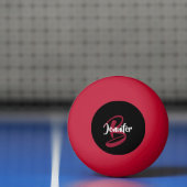 Red Personalized Pingpongballen (Net)