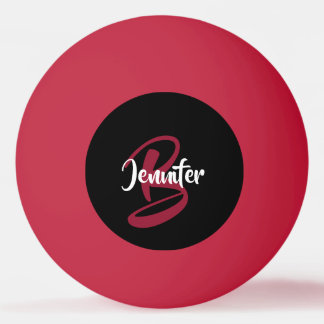 Red Personalized Pingpongballen