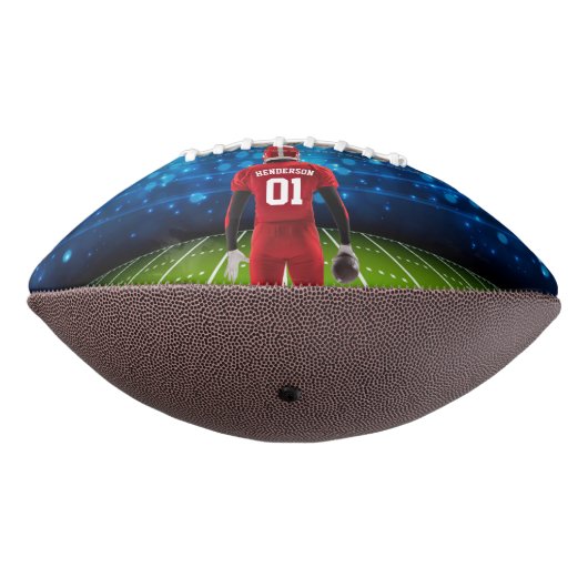 Red Personalized Player Football (Gedraaid 270)