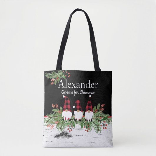 Red Pet Buffaloe Pset Gnomes Garland Aspen Draagtas (Voorkant)