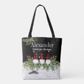 Red Pet Buffaloe Pset Gnomes Garland Aspen Draagtas (Achterkant)