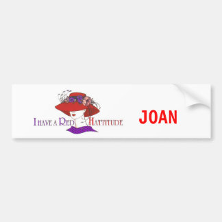 RED PET BUMPERSTICKER - Gepersonaliseerd