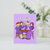 Red Pet Dames uitnodiging Briefkaart (Staand voorkant)