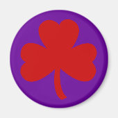 Red Pet Shamrock Magneet (Voorkant)
