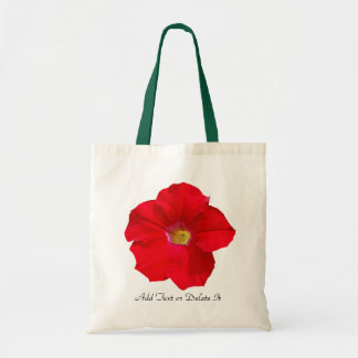 Red Petunia Tote Bag