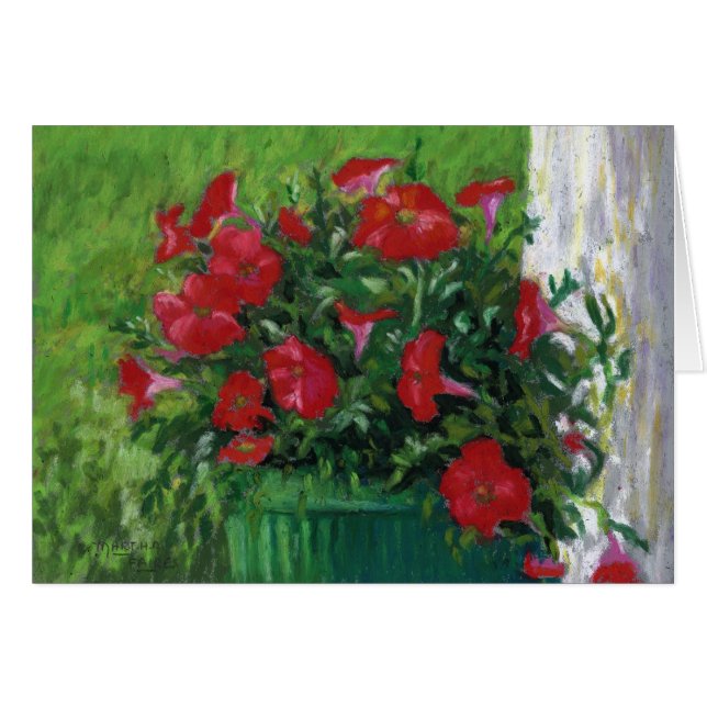 "Red Petunias" (Voorkant Horizontaal)