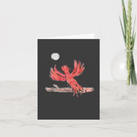 Red Phoenix Bedankkaart (Voorkant)