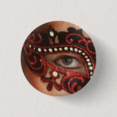Red Phoenix Mask Eye Button (Voorkant)