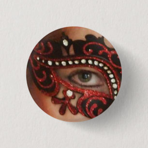 Red Phoenix Mask Eye Button