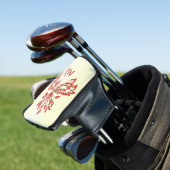 Red Phoenix Rises Golfheadcover (Insitu)