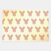 Red Phoenix Rises Inpakpapier Vel (Voorkant 2)