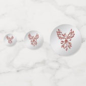 Red Phoenix Rises Silver Confetti (Voorkanten)