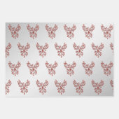Red Phoenix Rises Silver Inpakpapier Vel (Voorkant 2)