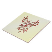 Red Phoenix Rises Tegeltje (Zijkant)