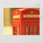 Red Phone Booth Briefkaart (Voorkant)