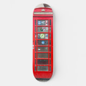 Red Phone Box, Londen, Engeland Skateboard (Voorkant)