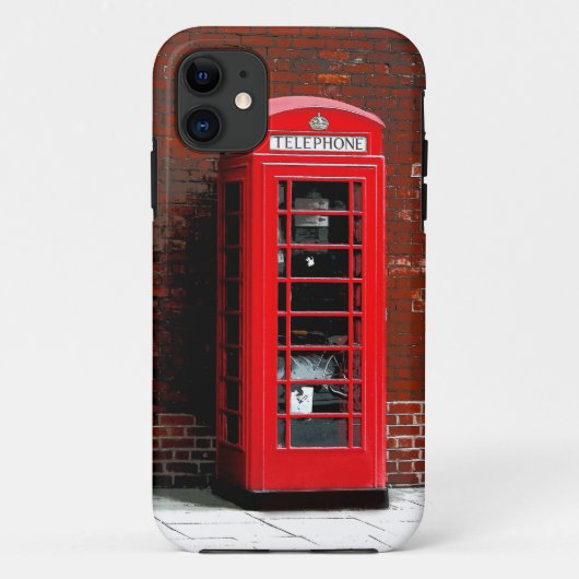 Red Phone Box London England UK Case-Mate iPhone Case (Achterkant)