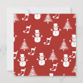 Red Photo Merry kerstkaart (Achterkant)