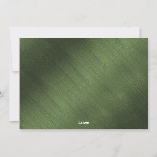 Red Photo met kerstmis Kaart (Achterkant)