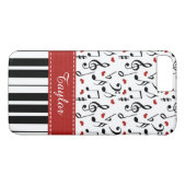 Red Piano-toetsenbord Case-Mate iPhone Case (Achterkant (Horizontaal))