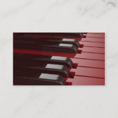 Red Piano Visitekaartje (Achterkant)