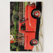 Red Pick Up Truck Legpuzzel (Verticaal)