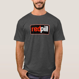 Red Pill™-tekst zwart Logo T-shirt