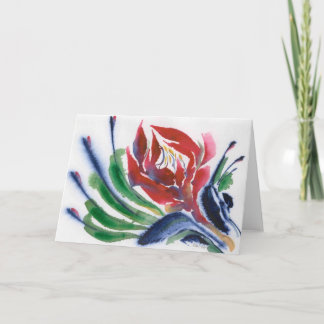 Red Pincers Notecard Kaart