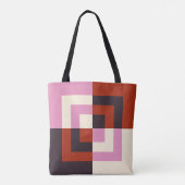 Red Pink Eggplant Ivory Draagtas (Achterkant)