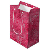 Red Pink Gift Bag Medium Cadeauzakje (Voorkant Gekanteld)