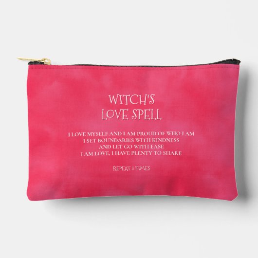 Red Pink Witch's Love Spell Etui (Voorkant)