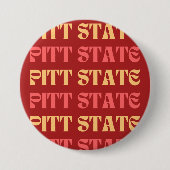 Red Pitt State Pitt State Game Day Button (Voorkant)
