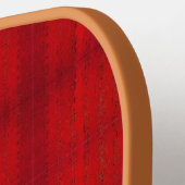 "Red Plaid" (carbon fiber) Pickleball Paddle (Links Detail)