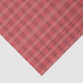 Red Plaid Gift Wrap Tissuepapier (Detail)
