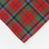 Red Plaid Naughton MacNaughton Tartan Fleece Deken (Hoek)