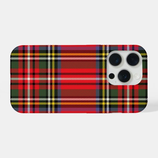 Red Plaid Phone Cases - Customizable (Verso Horizontal)