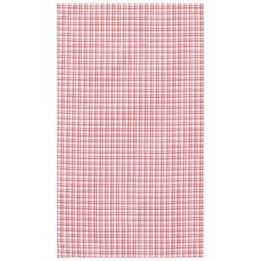 Red Plaid Print Tafelkleed (Voorkant)