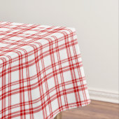 Red Plaid Print Tafelkleed (Voorbeeld)