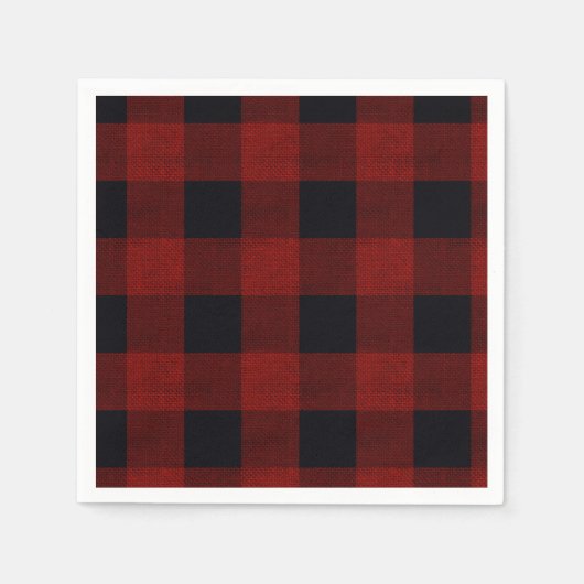 Red Plaid Servet (Voorkant)