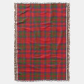 Red Plaid Tartan Deken (Voorkant Verticaal)