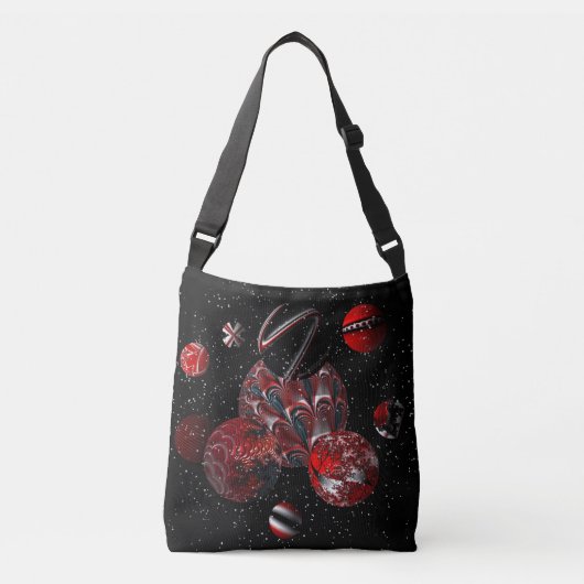 Red Planet Crossbody Tas (Voorkant)