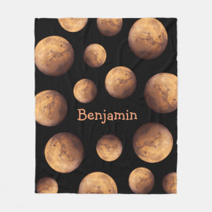 Red Planet Mars Fleece Deken