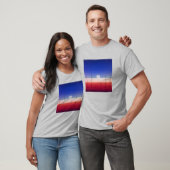 Red Planet Sunset Minimal T-Shirt (Unisexe)